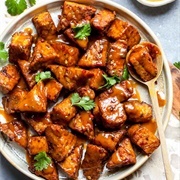 Honey Soy Garlic Miso Sesame Tempeh