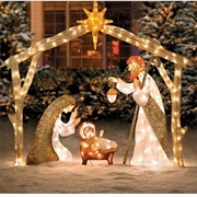 Outdoor Nativity Scene