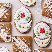 Prue Leith's Ginger Biscuits--Half Oval, Half Square
