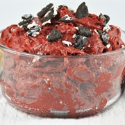 Red Velvet Oreo Cookie Dip