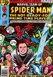Marvel Team-Up (1972) #74 - Live From New York... (Oct. 1978)