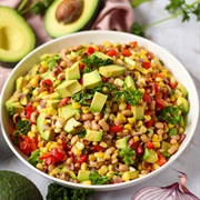 Avocado Succotash