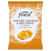 Mature Cheddar & Red Onion Crisps