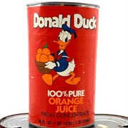 Donald Duck Orange Juice