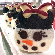 Minnie Snowman Apple