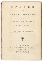 Speech on American Taxation (Edmund Burke)