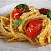 Pasta Con Pomodorini E Basilico