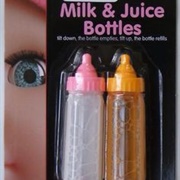Milk and Juice Doll Bottles
