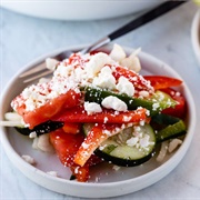 Shopska Salad (Bulgaria)