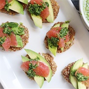 Avocado Fried Mozzarella