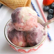 Red, White and Blue Banana Ice Cream