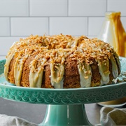 Coconut Caramel Apple Cake