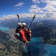 Paragliding or Skydiving In/At Interlaken