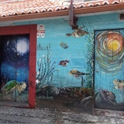 Painted Doors of Funchal, Portugal