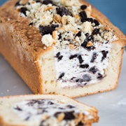 Cookies and Cream Stuffed Pound Cake
