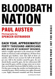 Bloodbath Nation (Paul Auster)