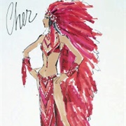 Cher in Bob MacKie Creations