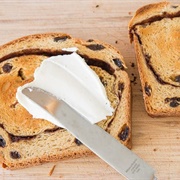 Cinnamon Raisin Bread With Butter