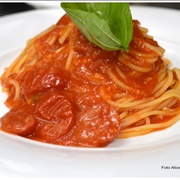 Spaghittusu Cun Tammatigasa E Affabica De Santu Aingiu