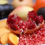 Persimmon & Pomegranate Fruit Platter