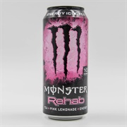 Pink Lemonade+Tea Rehab Monster Energy