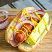 Swiss-Style Cheese Dog