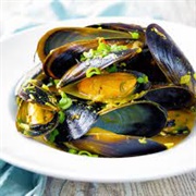 Curry Mussels