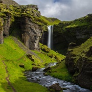 Kvernufoss Waterfall, Iceland
