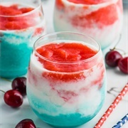 Red White Blue Wine Slushies