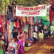Anjuna Flea Market, Anjuna, Goa, India