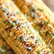 Grilled Garlic Parmesan Corn on the Cob