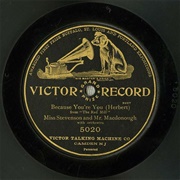 Because You're You - Harry MacDonough & Elise Stevenson