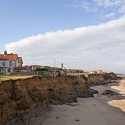 Cliffs of Happisburgh Beach, Norfolk, England