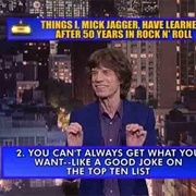 The Late Show With David Letterman: Mick Jagger Top 10 12/11/2012
