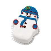 Carvel Snowman Cake