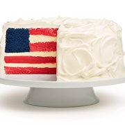 Ice Cream Flag Cake