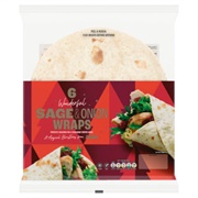 Sage & Onion Tortilla Wraps