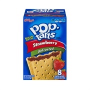 Kelloggs Unfrosted Strawberry Pop Tart