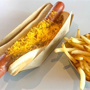 Walt's Chili-Cheese All-Beef Foot-Long Hot Dog