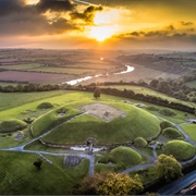 Newgrange and Knowth, Brú Na Bóinne, Ireland