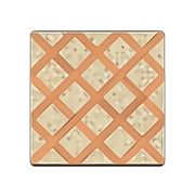 Brown Argyle-Tile Flooring