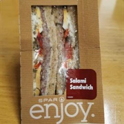 Salami and Egg Sandwich