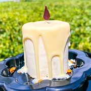 Black Flame Candle Cake