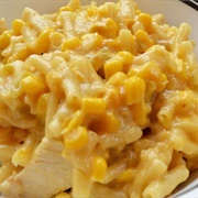 Creamy Corn Macaroni Cheese