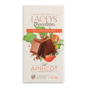 Desserts on Us Laceys Apricot Milk Chocolate Bar