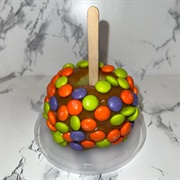 Galexy Concessions Halloween M&M Caramel Apple