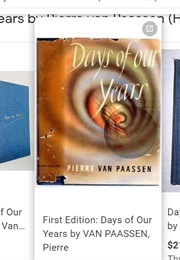 Days of Our Years (Pierre Van Paassen)