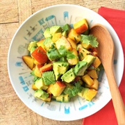 Avocado and Peaches