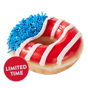 Krispy Kreme Freedom Flag Doughnut