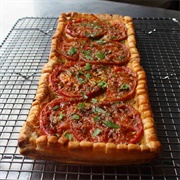 Tomato Tart With Puff Pastry